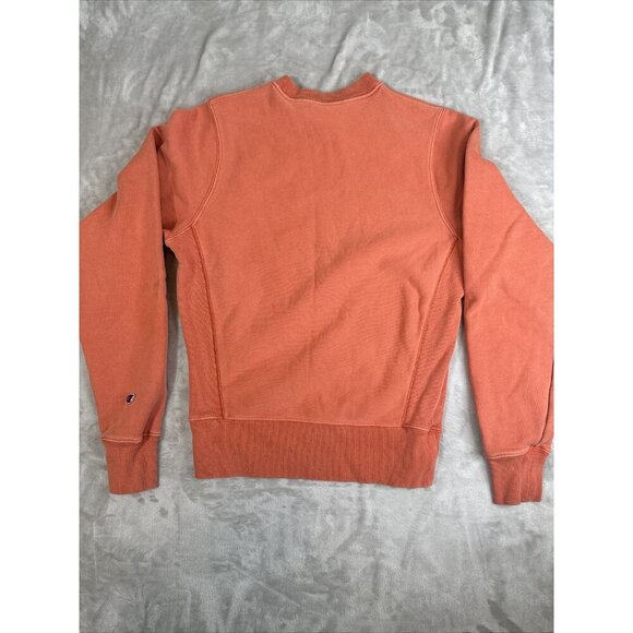 Women’s Vintage Reverse Weave Champion Sweater Orange Size X-small - Picture 11 of 12